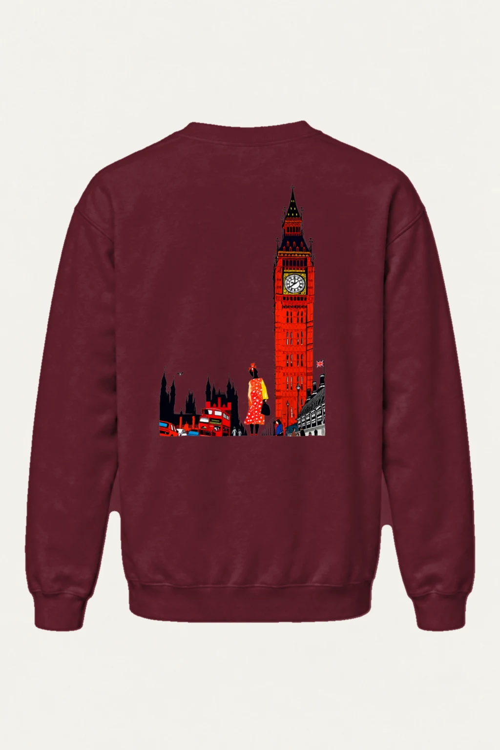 "London Transit Retro" Heavy Blend Unisex Crewneck Sweatshirt | Gildan 18000