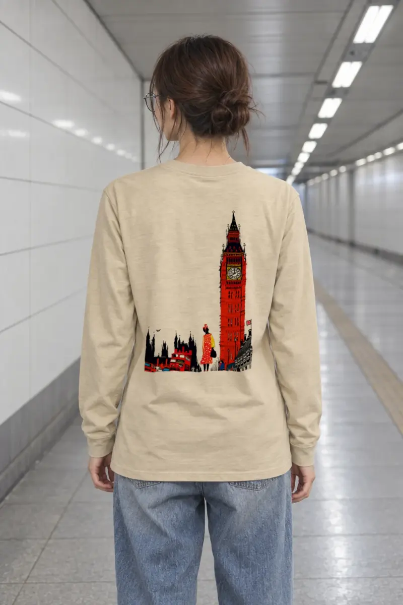 "London Transit Retro" Unisex Longsleeve T-shirt