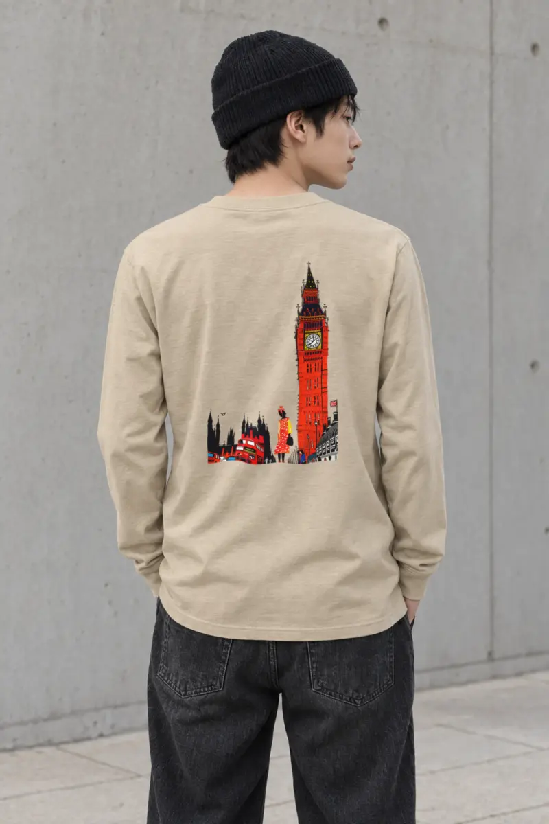 "London Transit Retro" Unisex Longsleeve T-shirt
