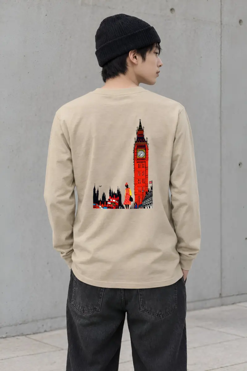 "London Transit Retro" Unisex Longsleeve T-shirt