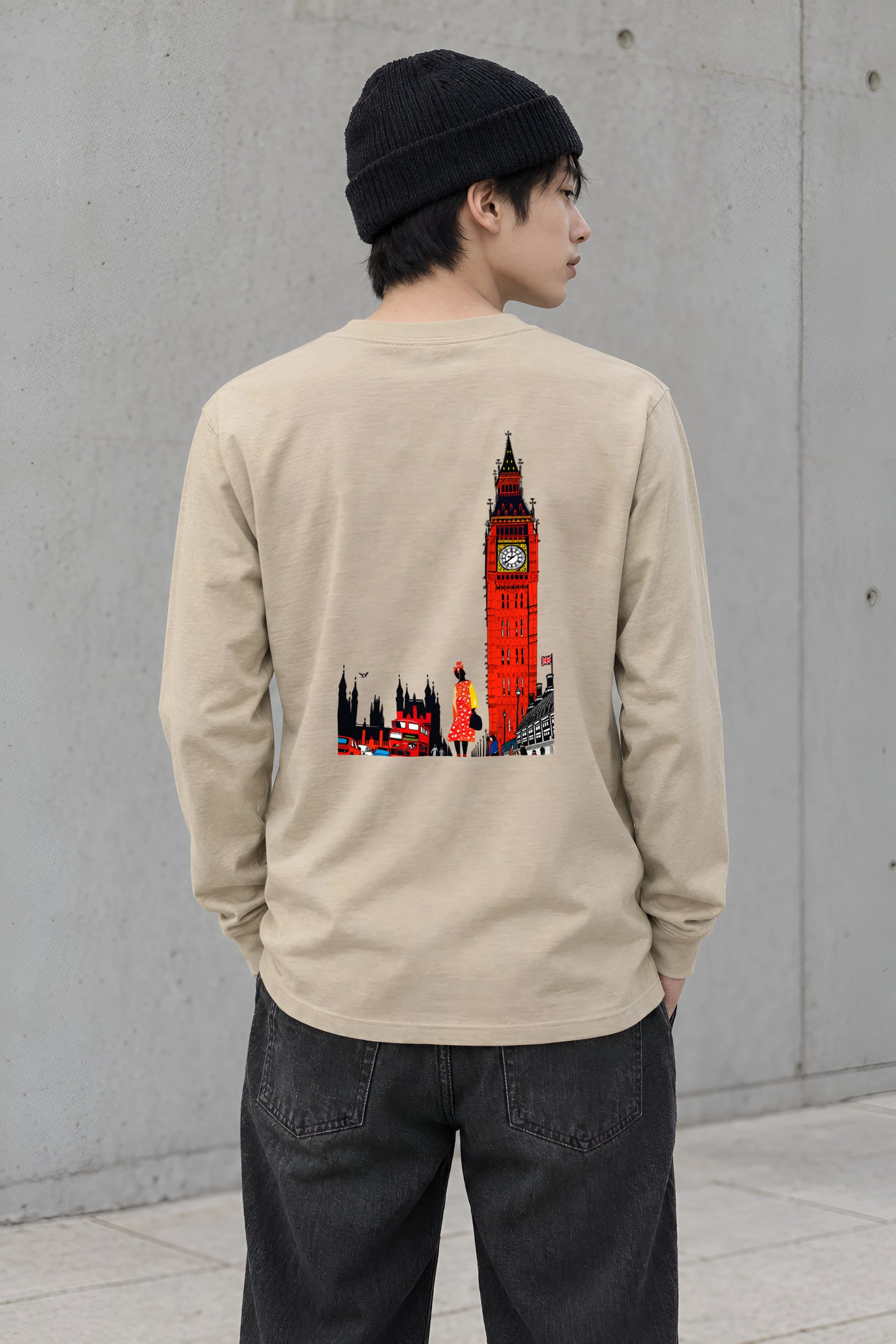 "London Transit Retro" Unisex Longsleeve T-shirt