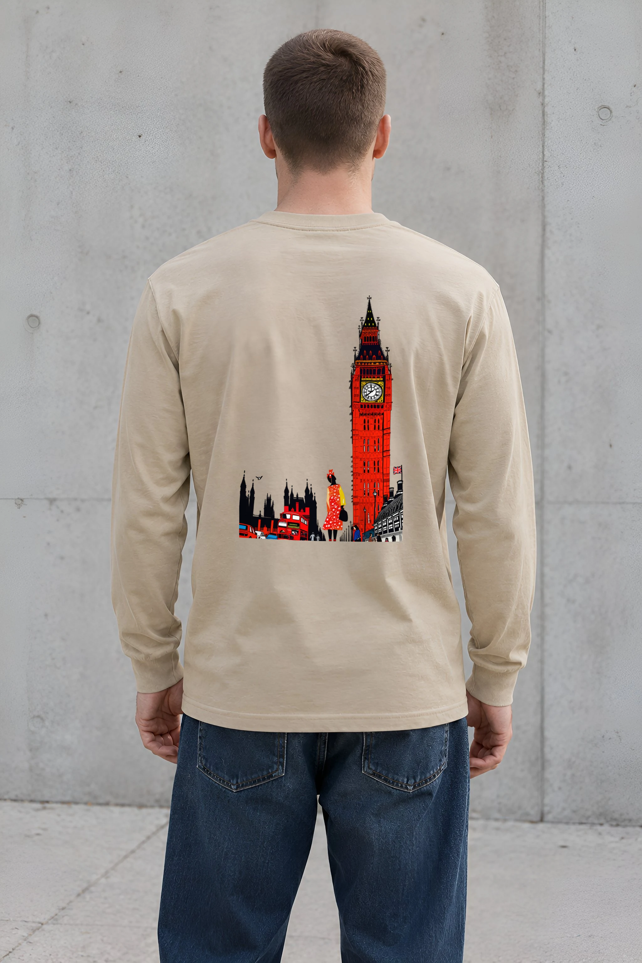 "London Transit Retro" Unisex Longsleeve T-shirt