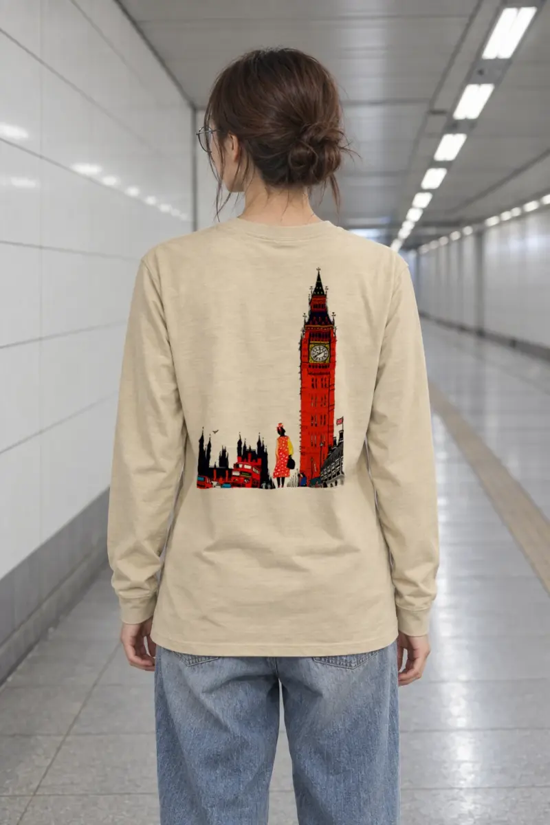 "London Transit Retro" Unisex Longsleeve T-shirt