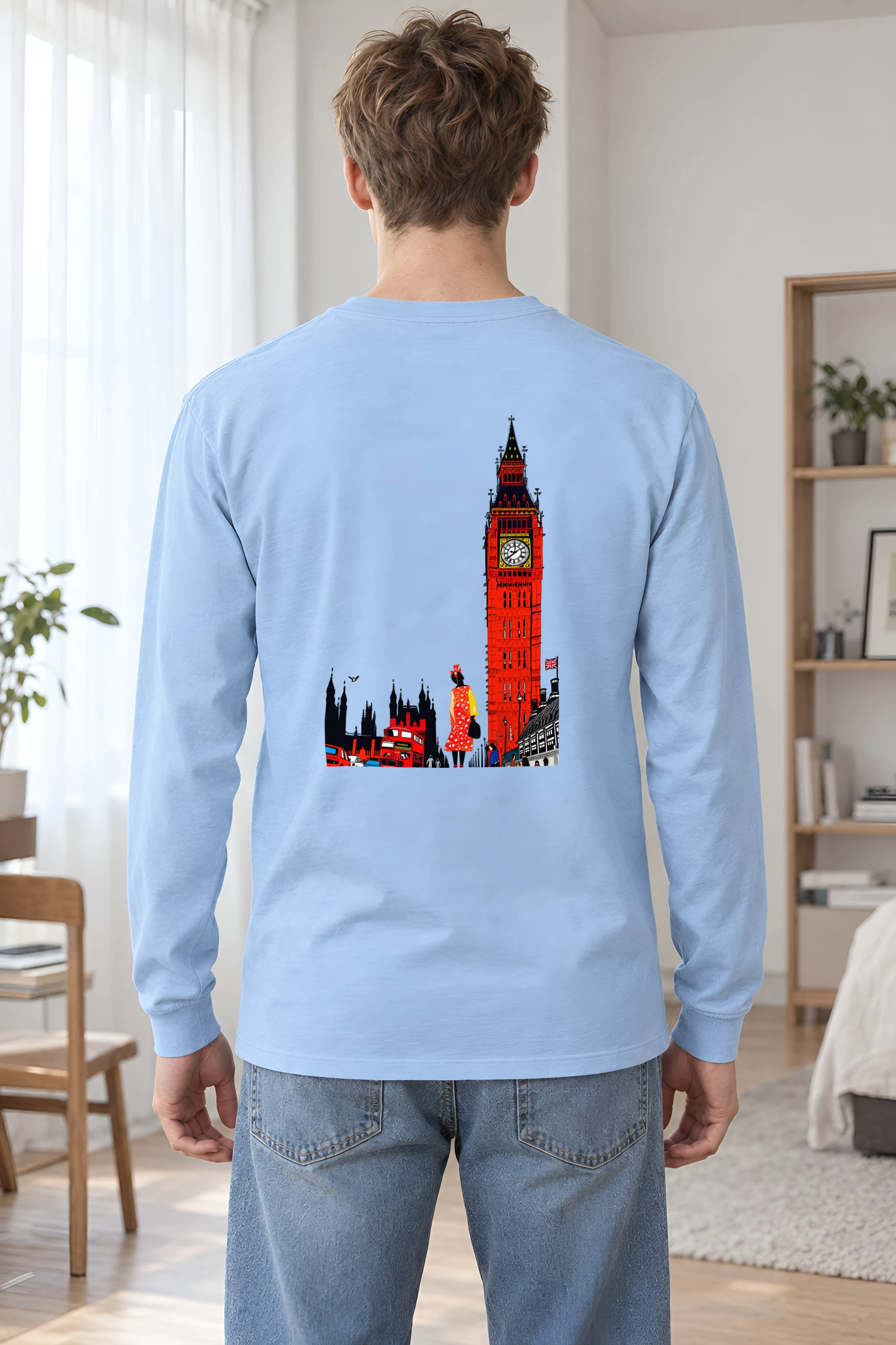 "London Transit Retro" Unisex Longsleeve T-shirt