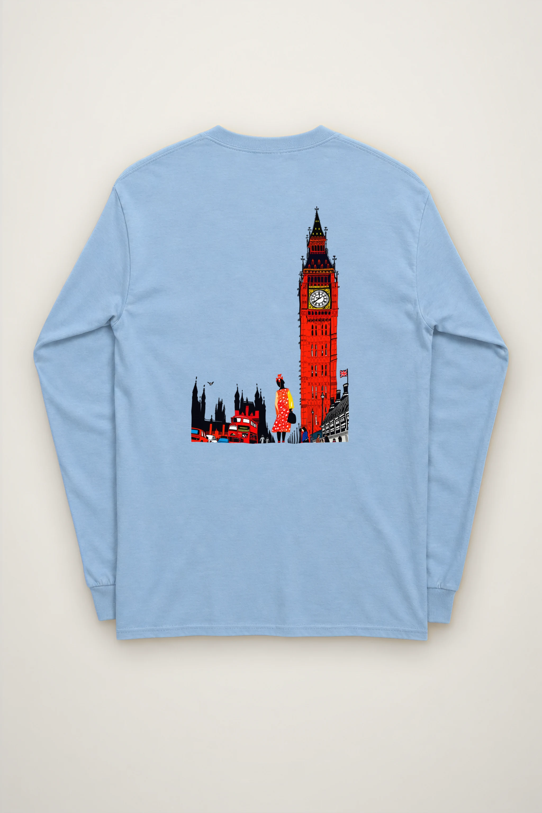 "London Transit Retro" Unisex Longsleeve T-shirt