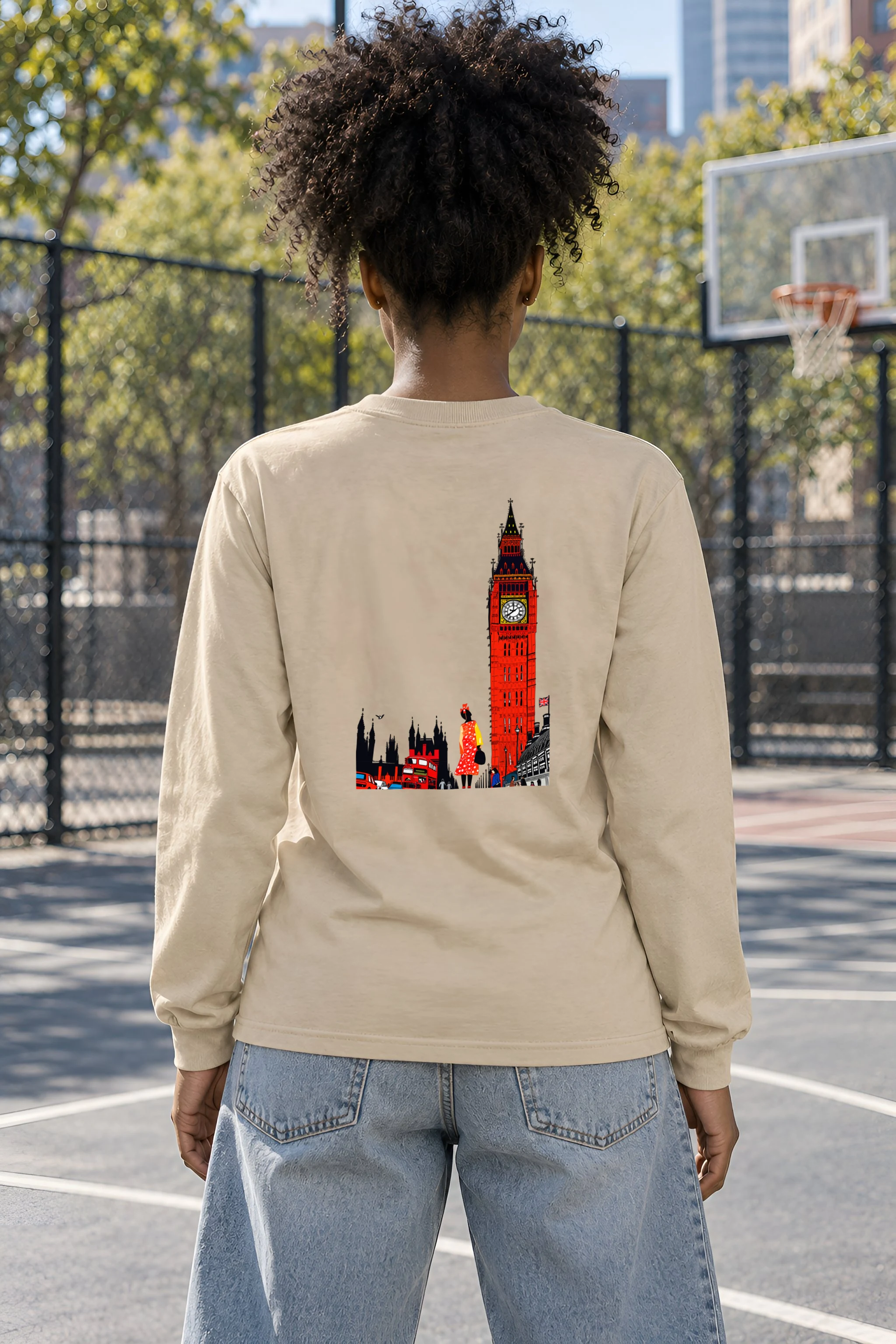 "London Transit Retro" Unisex Longsleeve T-shirt