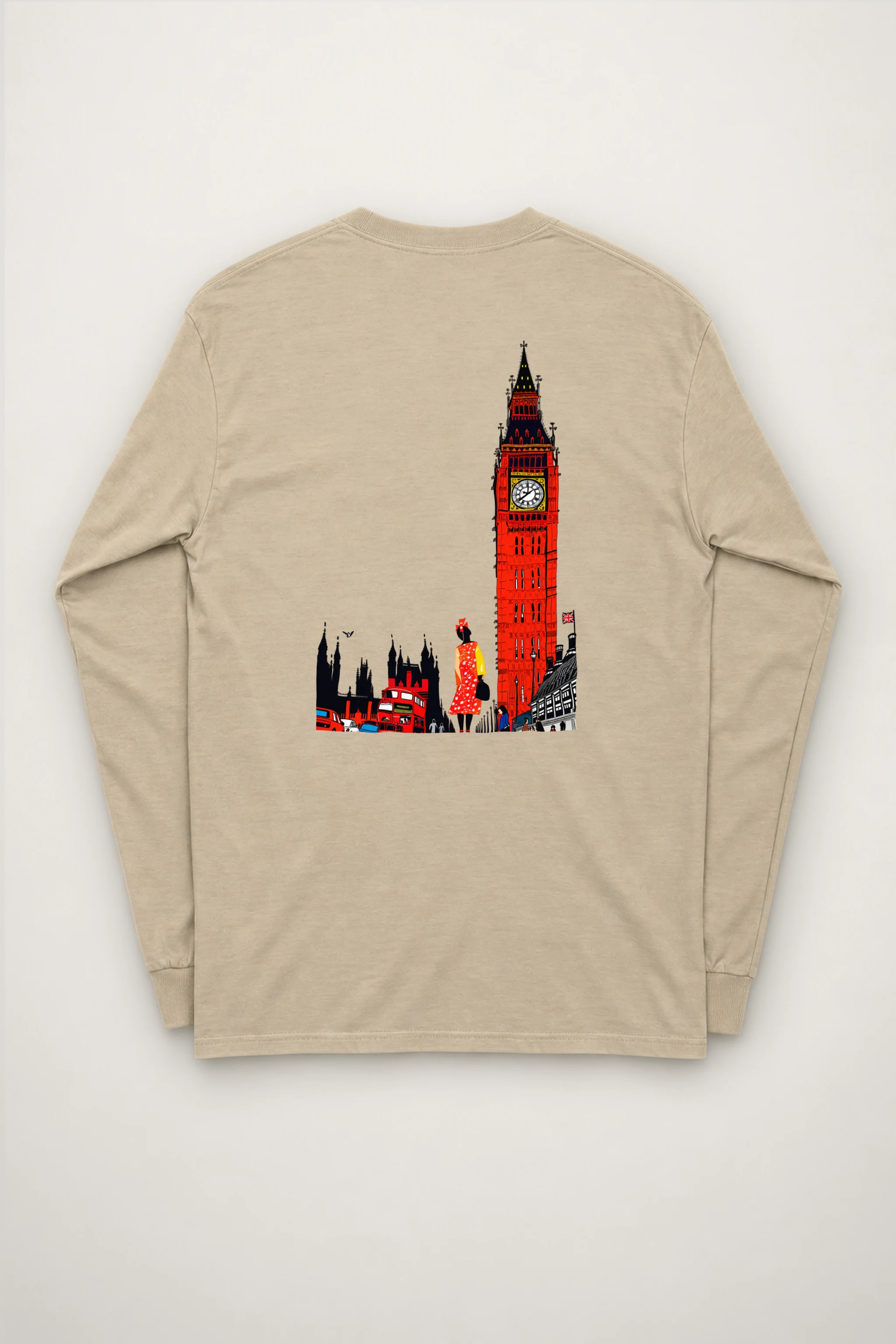"London Transit Retro" Unisex Longsleeve T-shirt