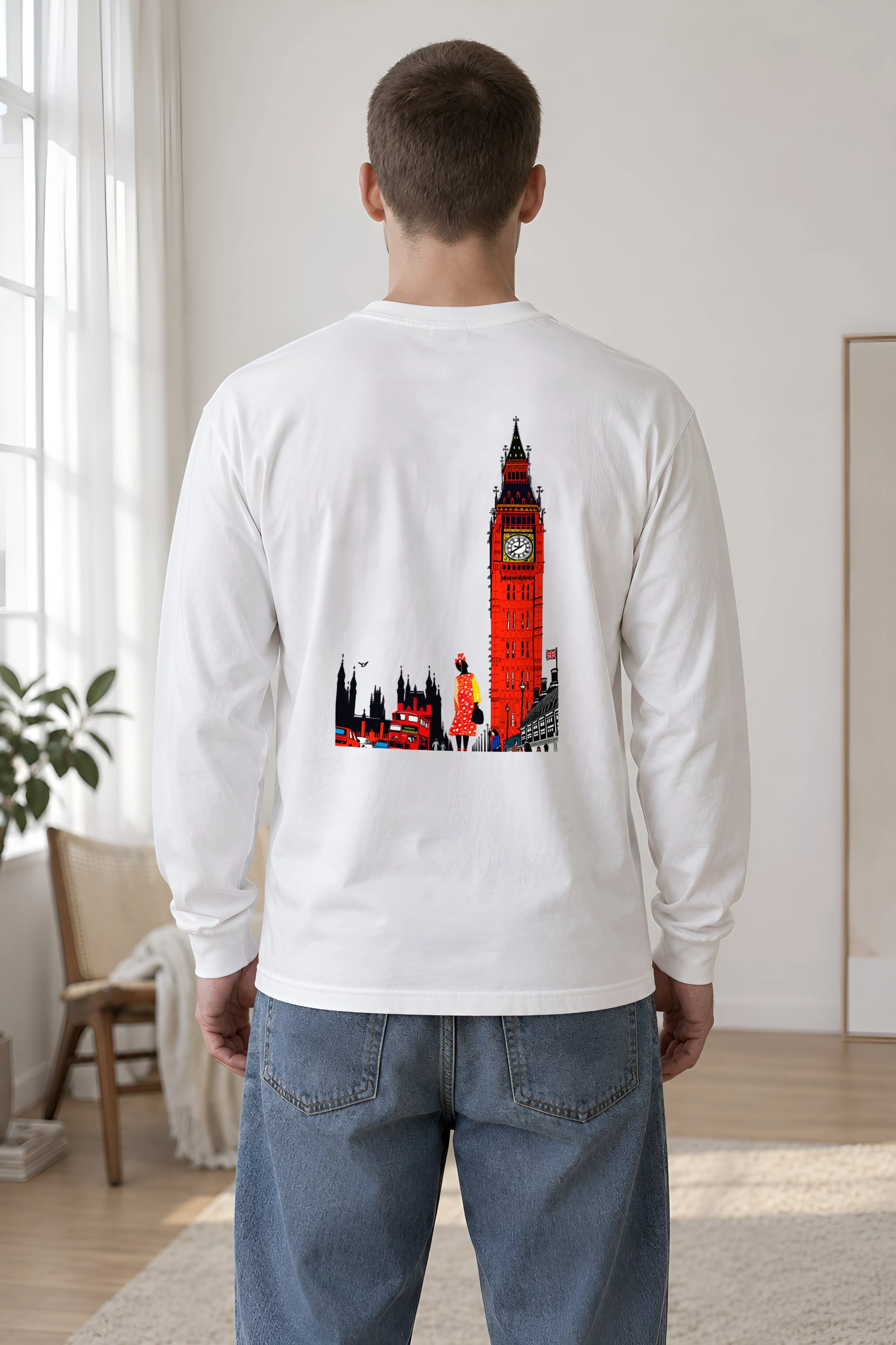 "London Transit Retro" Unisex Longsleeve T-shirt