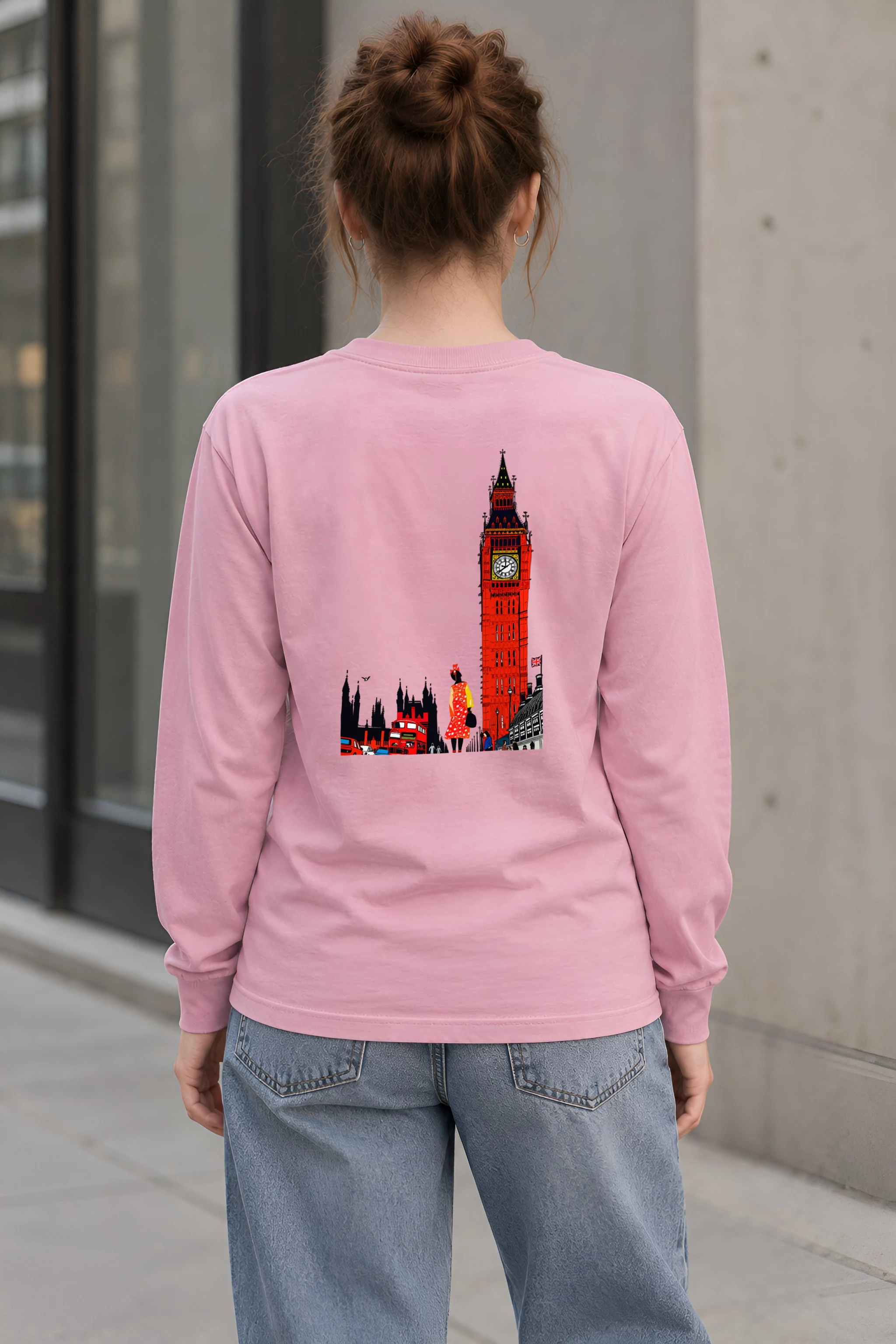 "London Transit Retro" Unisex Longsleeve T-shirt