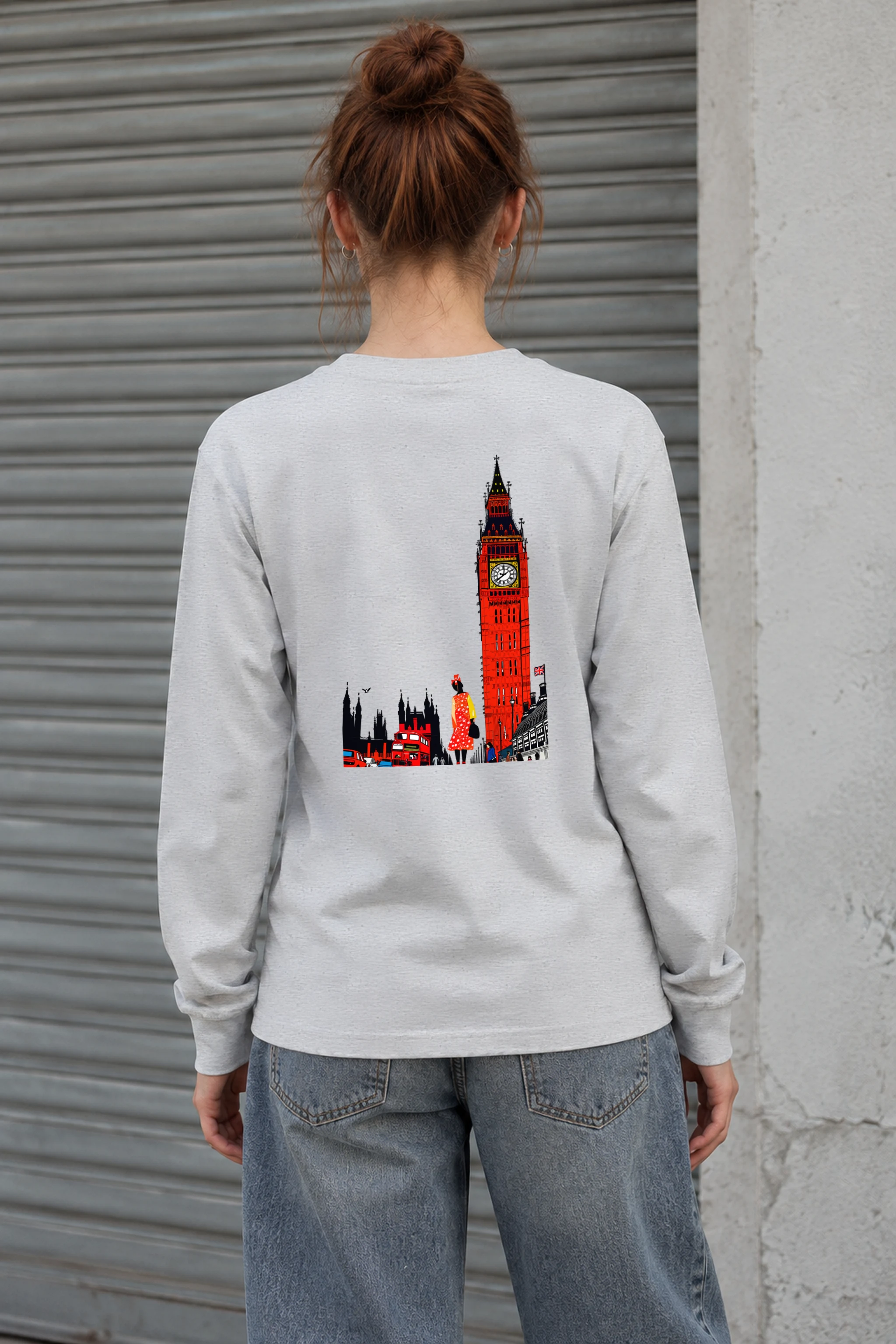 "London Transit Retro" Unisex Longsleeve T-shirt