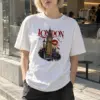 "London Westminster Poster" Heavyweight Unisex Crewneck T-shirt | Gildan 5000