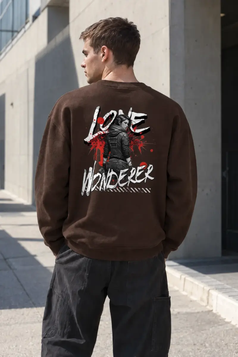 "Lone Wolf" Heavy Blend Unisex Crewneck Sweatshirt | Gildan 18000