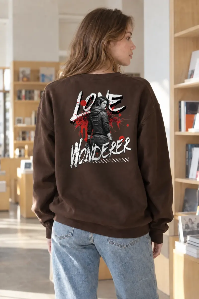 "Lone Wolf" Heavy Blend Unisex Crewneck Sweatshirt | Gildan 18000