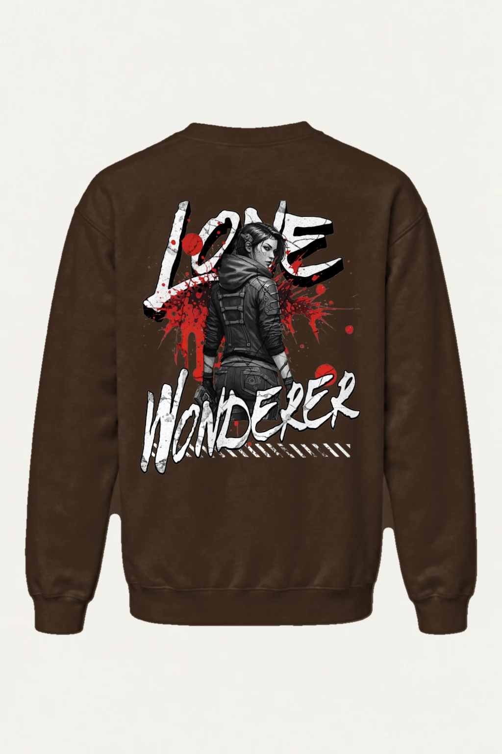 "Lone Wolf" Heavy Blend Unisex Crewneck Sweatshirt | Gildan 18000