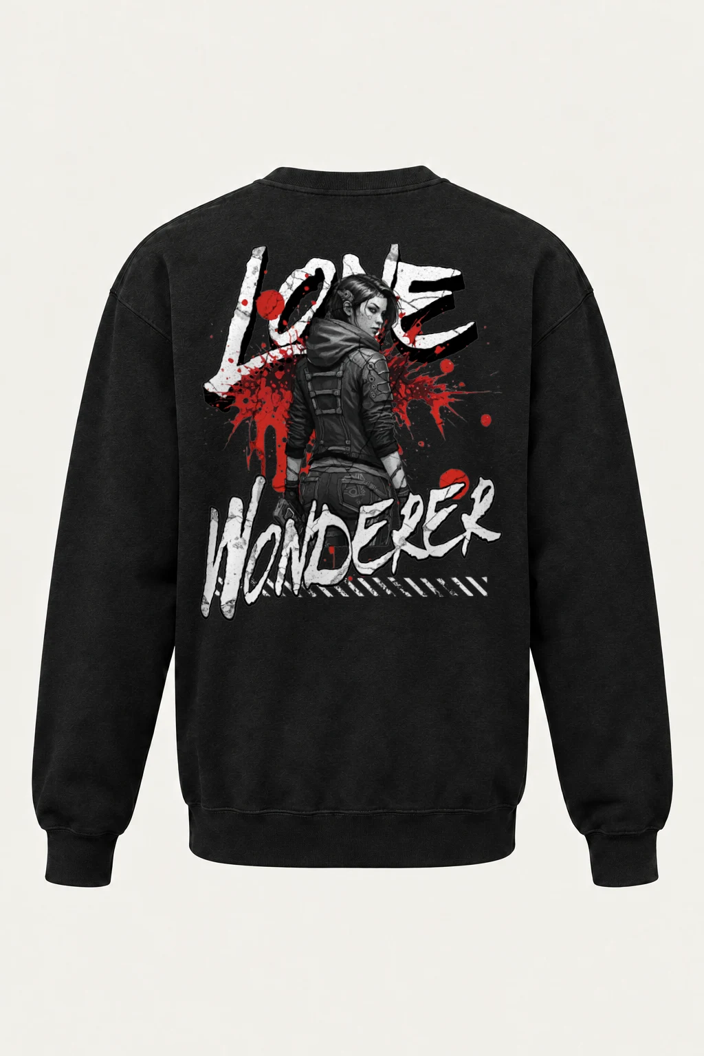 "Lone Wolf" Heavy Blend Unisex Crewneck Sweatshirt | Gildan 18000