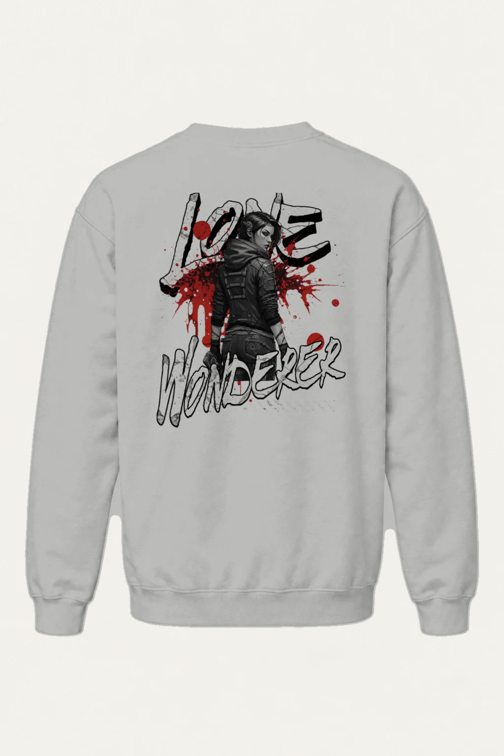 "Lone Wolf" Heavy Blend Unisex Crewneck Sweatshirt | Gildan 18000