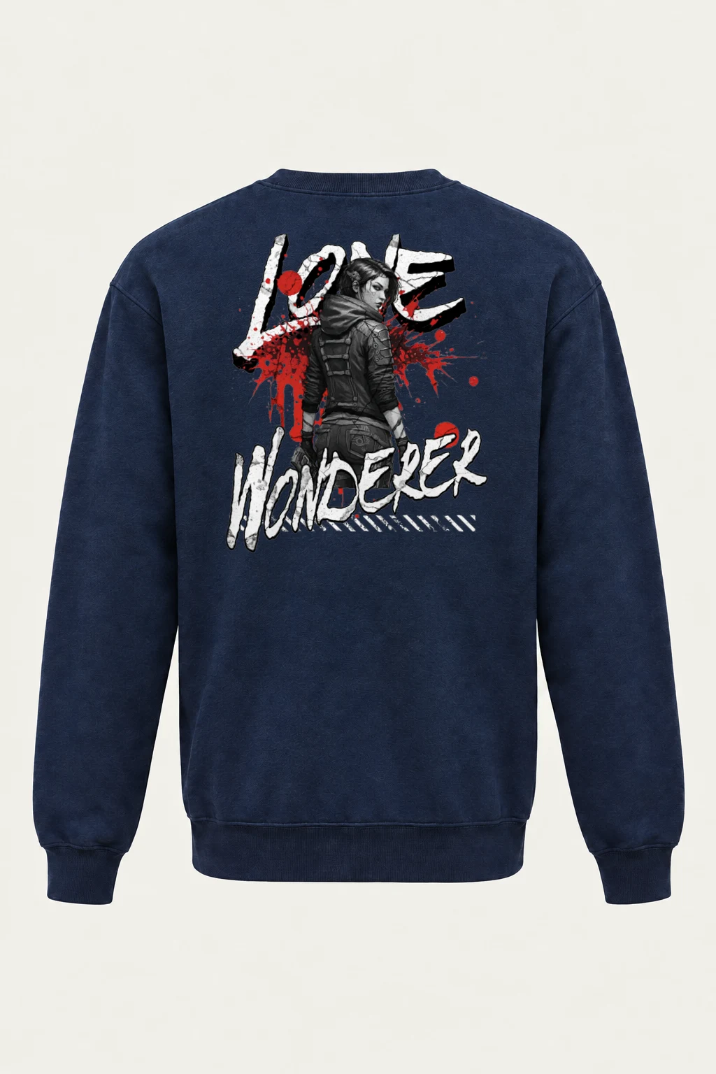 "Lone Wolf" Heavy Blend Unisex Crewneck Sweatshirt | Gildan 18000
