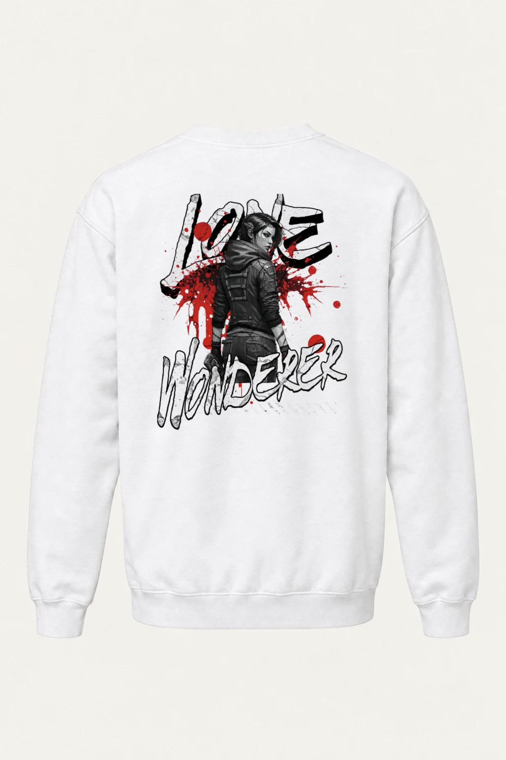 "Lone Wolf" Heavy Blend Unisex Crewneck Sweatshirt | Gildan 18000