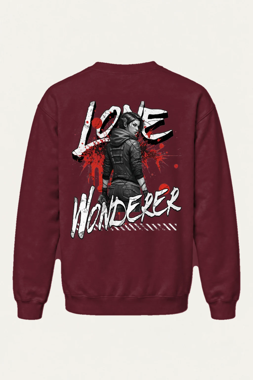 "Lone Wolf" Heavy Blend Unisex Crewneck Sweatshirt | Gildan 18000