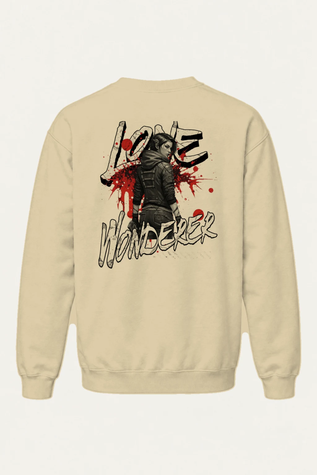 "Lone Wolf" Heavy Blend Unisex Crewneck Sweatshirt | Gildan 18000