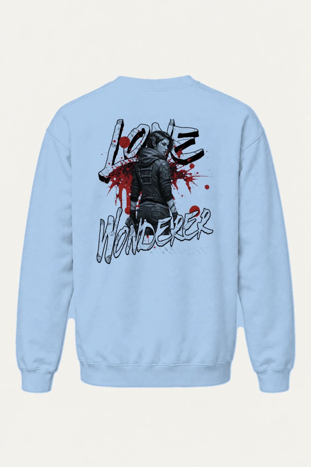 "Lone Wolf" Heavy Blend Unisex Crewneck Sweatshirt | Gildan 18000