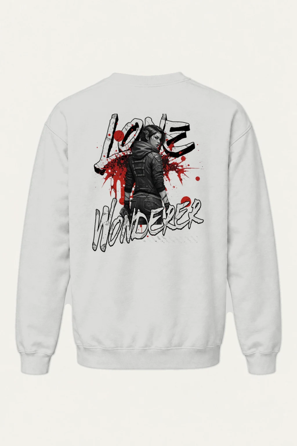 "Lone Wolf" Heavy Blend Unisex Crewneck Sweatshirt | Gildan 18000