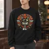 "Lone Wolf Rider" Heavy Blend Unisex Crewneck Sweatshirt