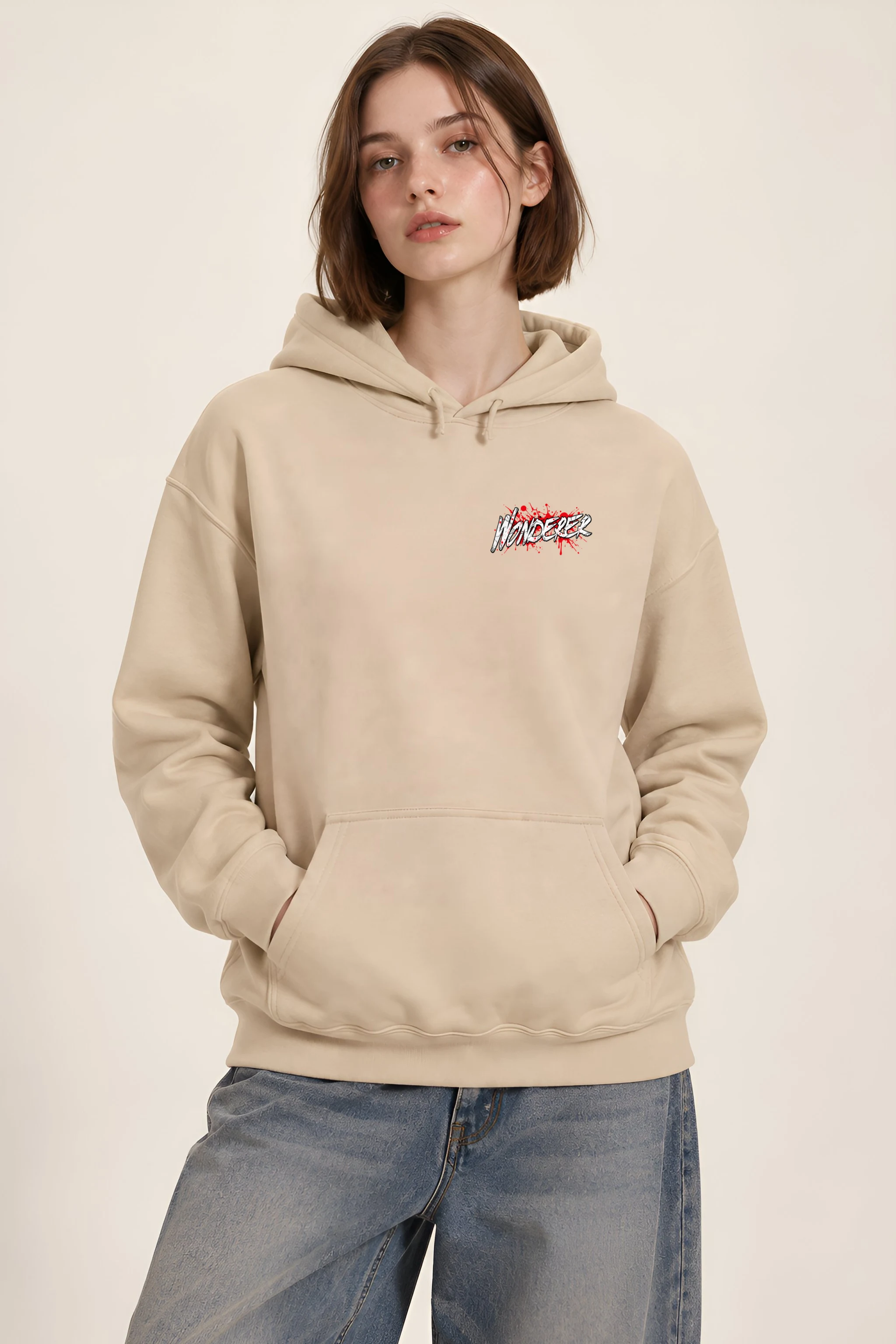 "Lone Wonderer" 1 Pullover Hoodie
