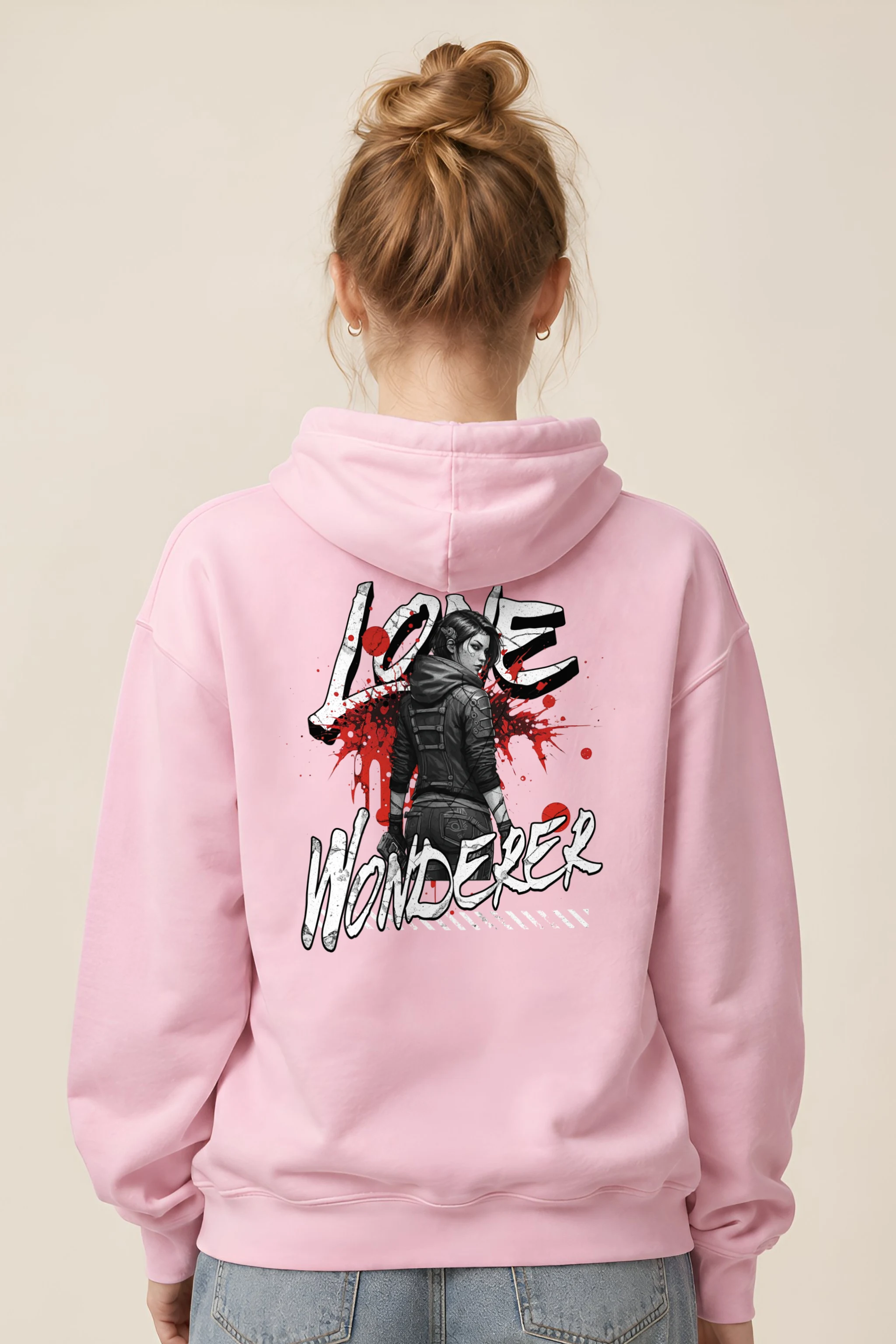 "Lone Wonderer" 1 Pullover Hoodie