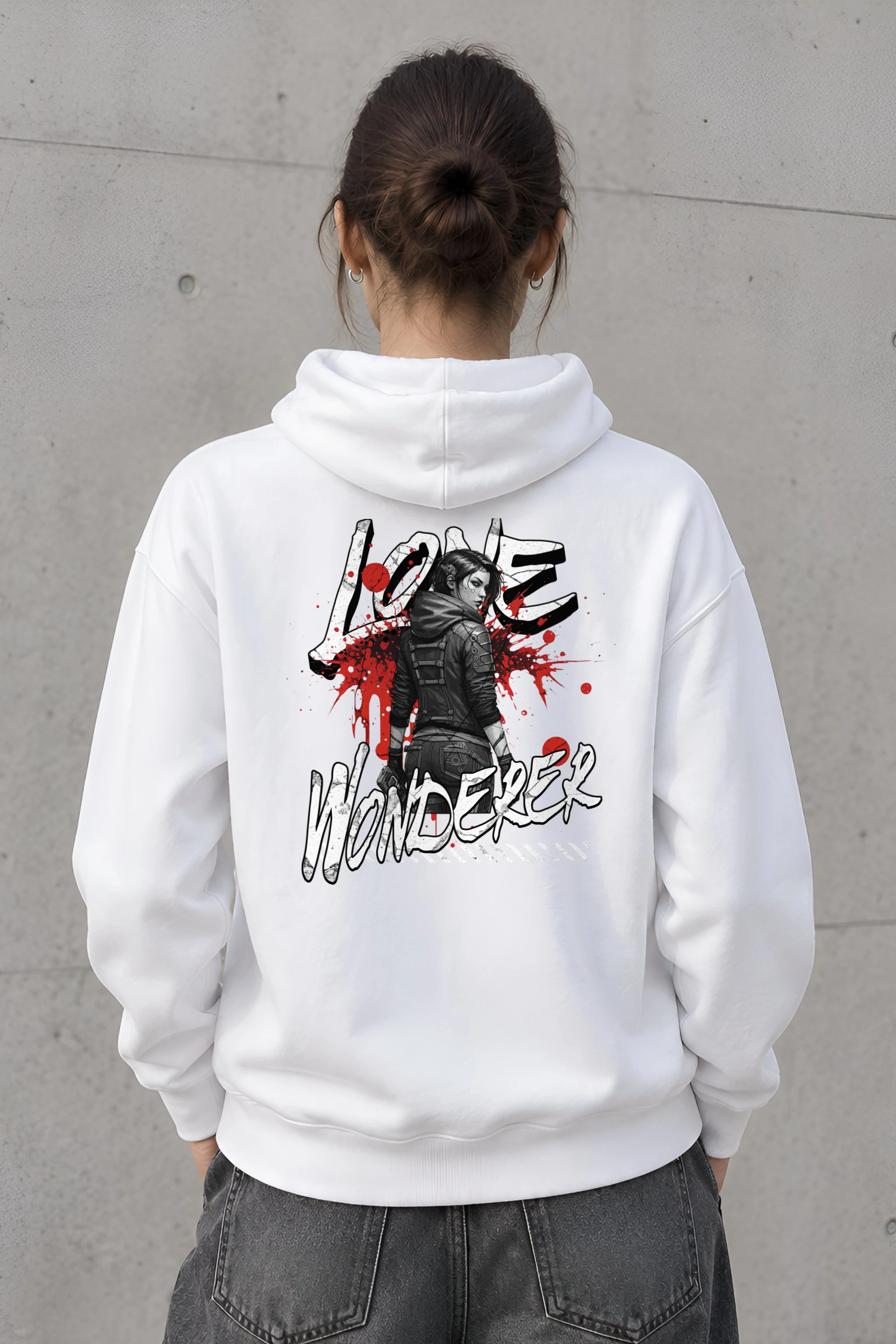 "Lone Wonderer" 1 Pullover Hoodie
