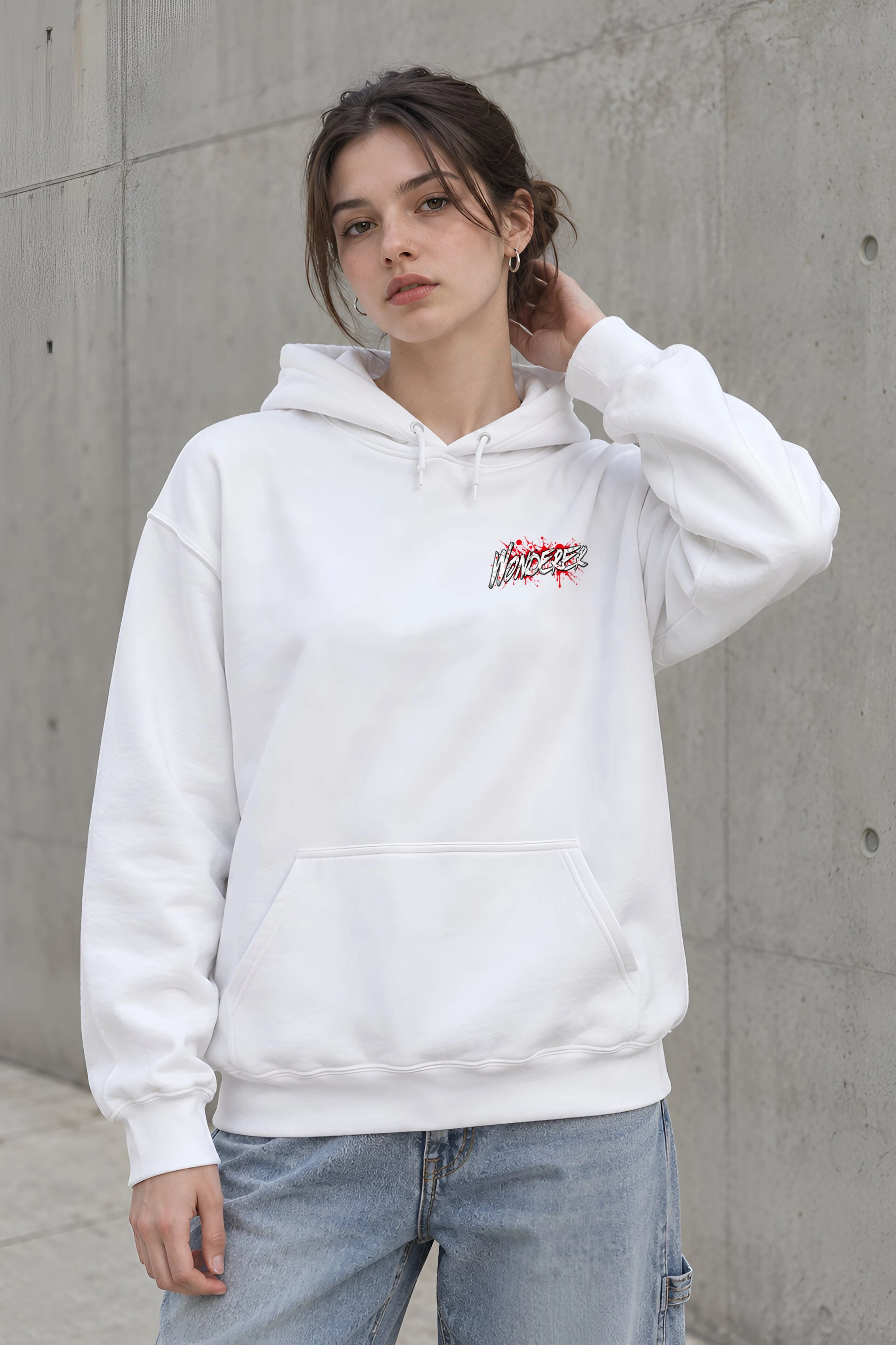 "Lone Wonderer" 1 Pullover Hoodie