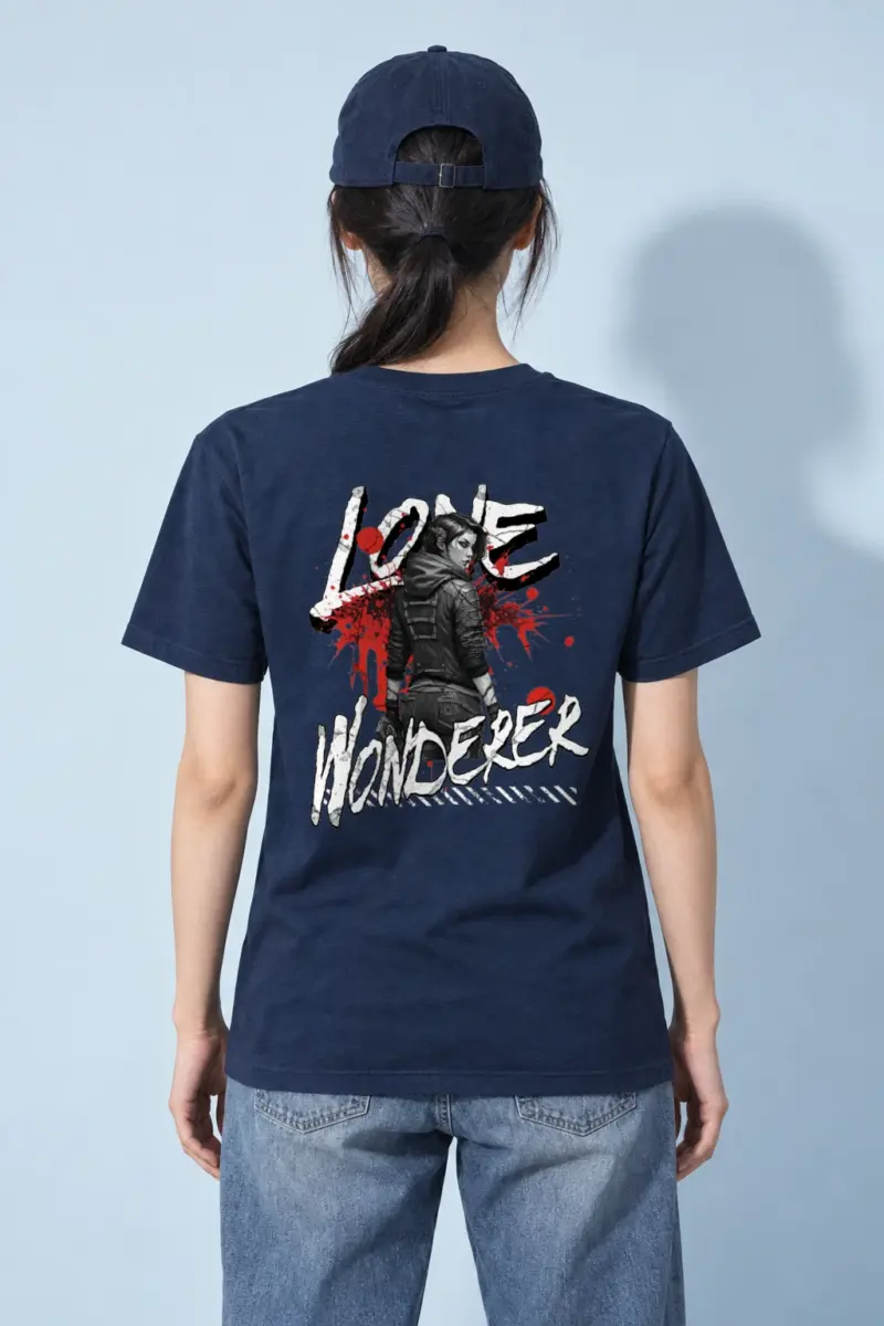 "Lone Wonderer" Heavyweight Unisex Crewneck T-shirt