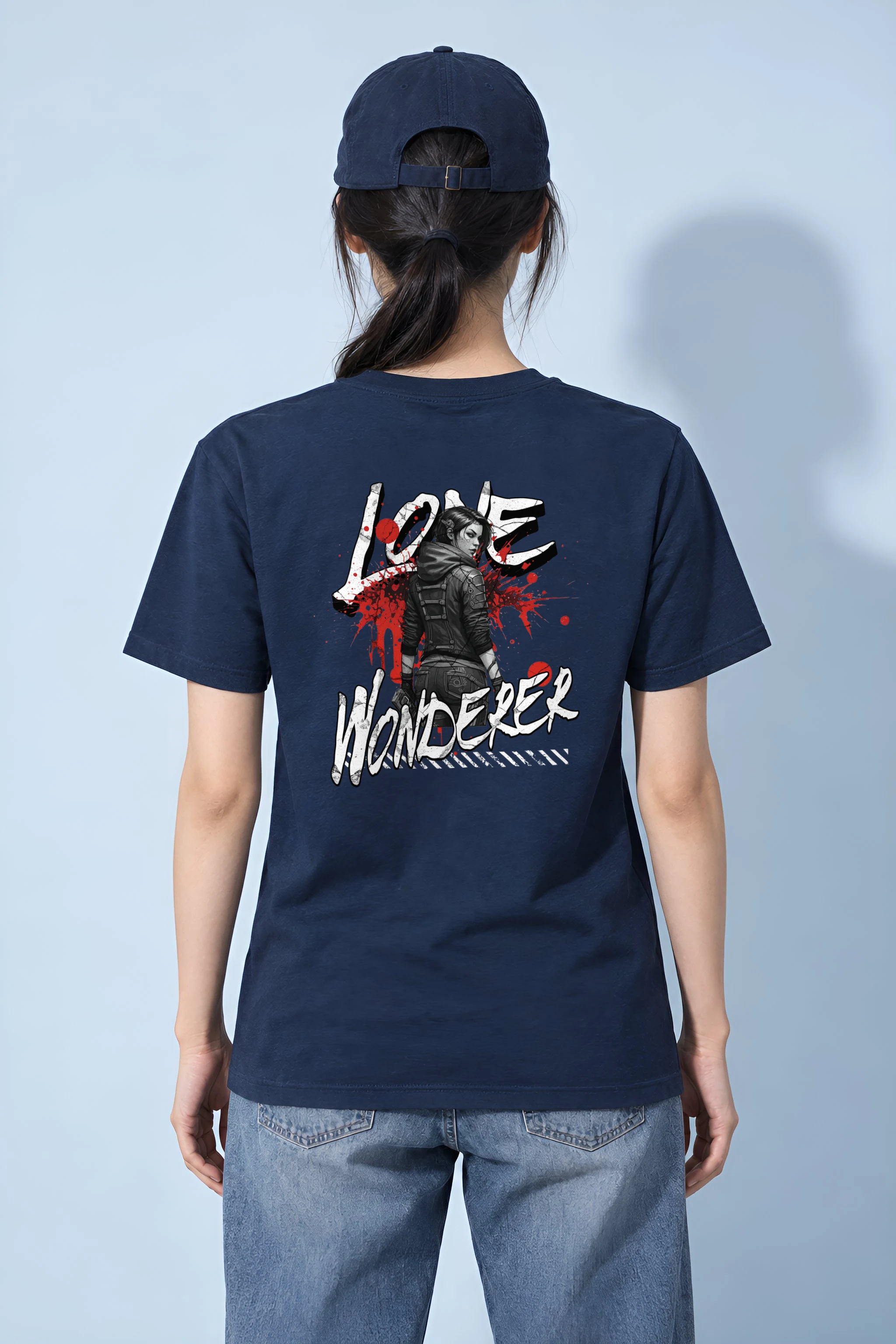 "Lone Wonderer" Heavyweight Unisex Crewneck T-shirt