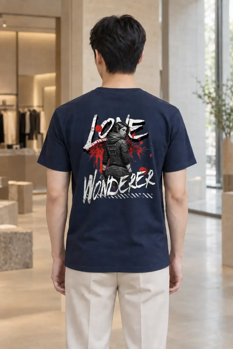 "Lone Wonderer" Heavyweight Unisex Crewneck T-shirt