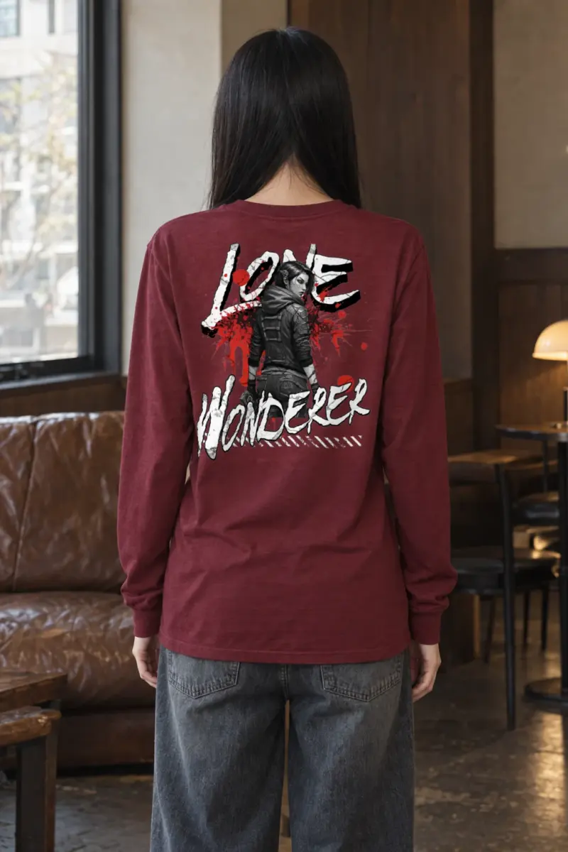 "Lone Wonderer" Unisex Longsleeve T-shirt | Gildan 2400