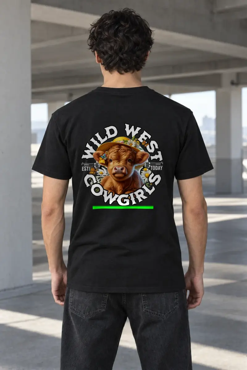 "Long Live Cowgirls" Heavyweight Unisex Crewneck T-shirt | Gildan 5000