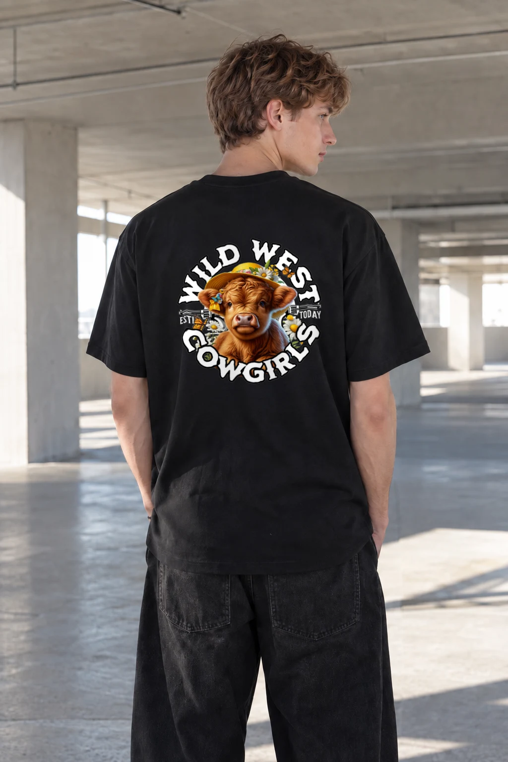 "Long Live Cowgirls" Heavyweight Unisex Crewneck T-shirt | Gildan 5000
