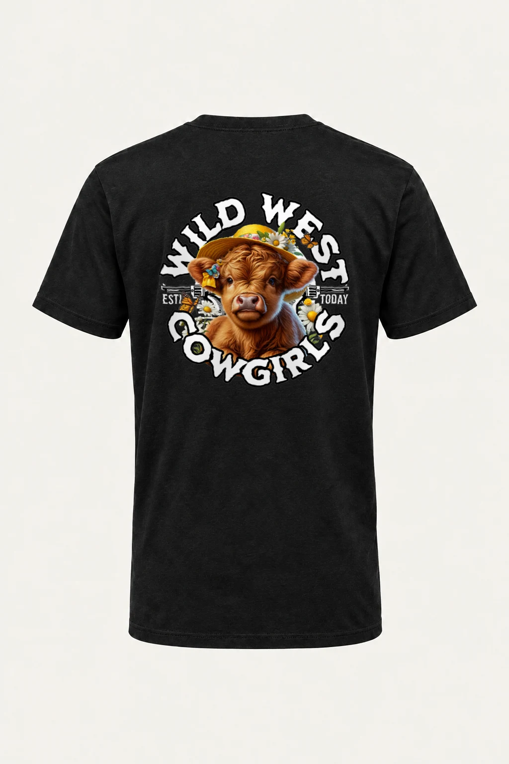 "Long Live Cowgirls" Heavyweight Unisex Crewneck T-shirt | Gildan 5000