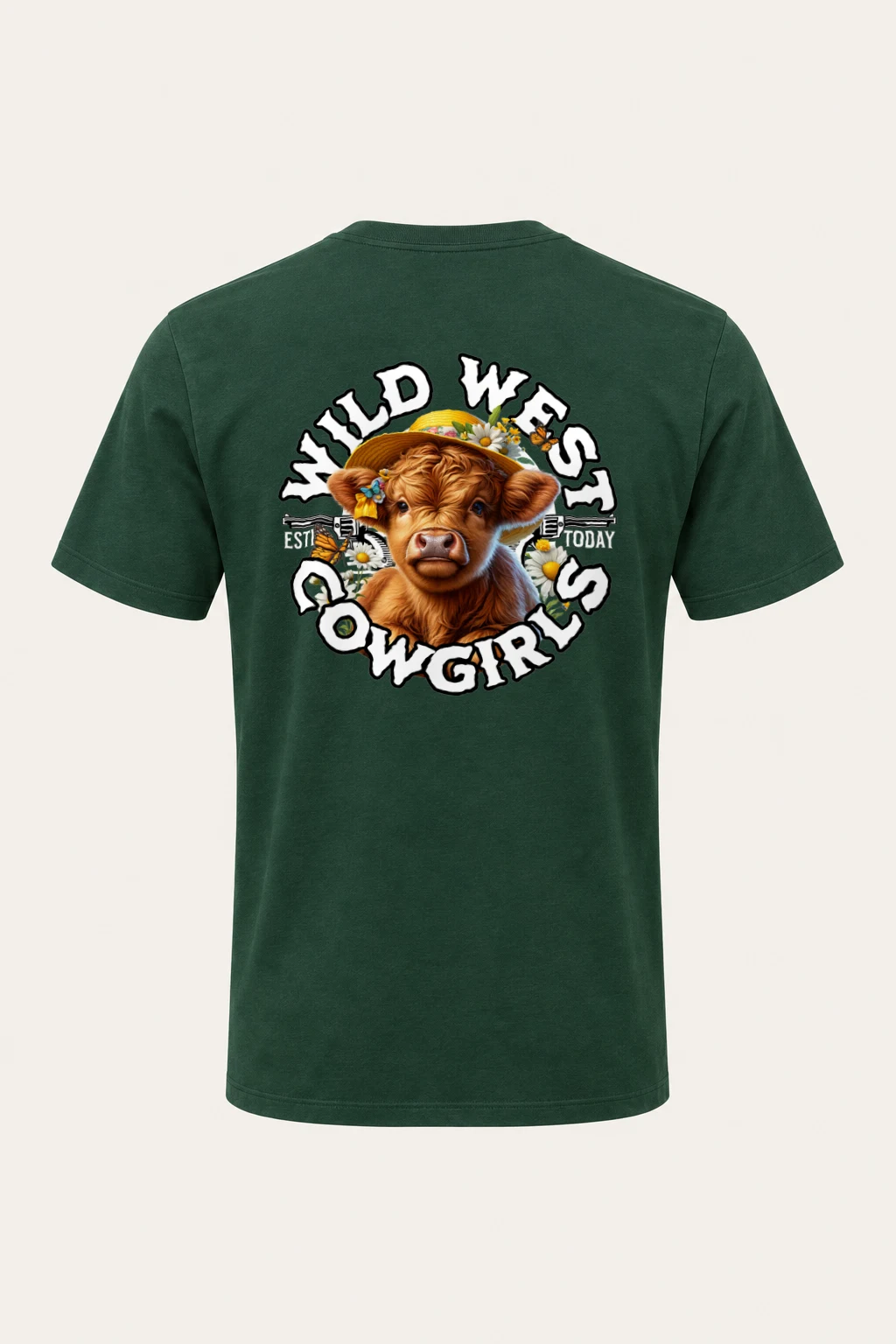 "Long Live Cowgirls" Heavyweight Unisex Crewneck T-shirt | Gildan 5000
