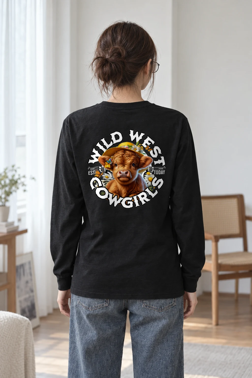 "Long Live Cowgirls" Unisex Longsleeve T-shirt | Gildan 2400