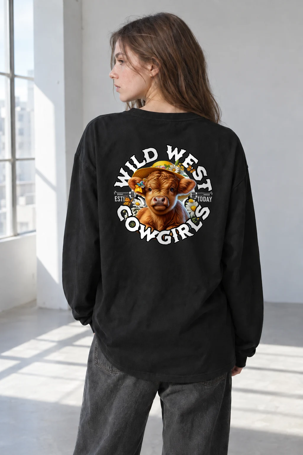 "Long Live Cowgirls" Unisex Longsleeve T-shirt | Gildan 2400