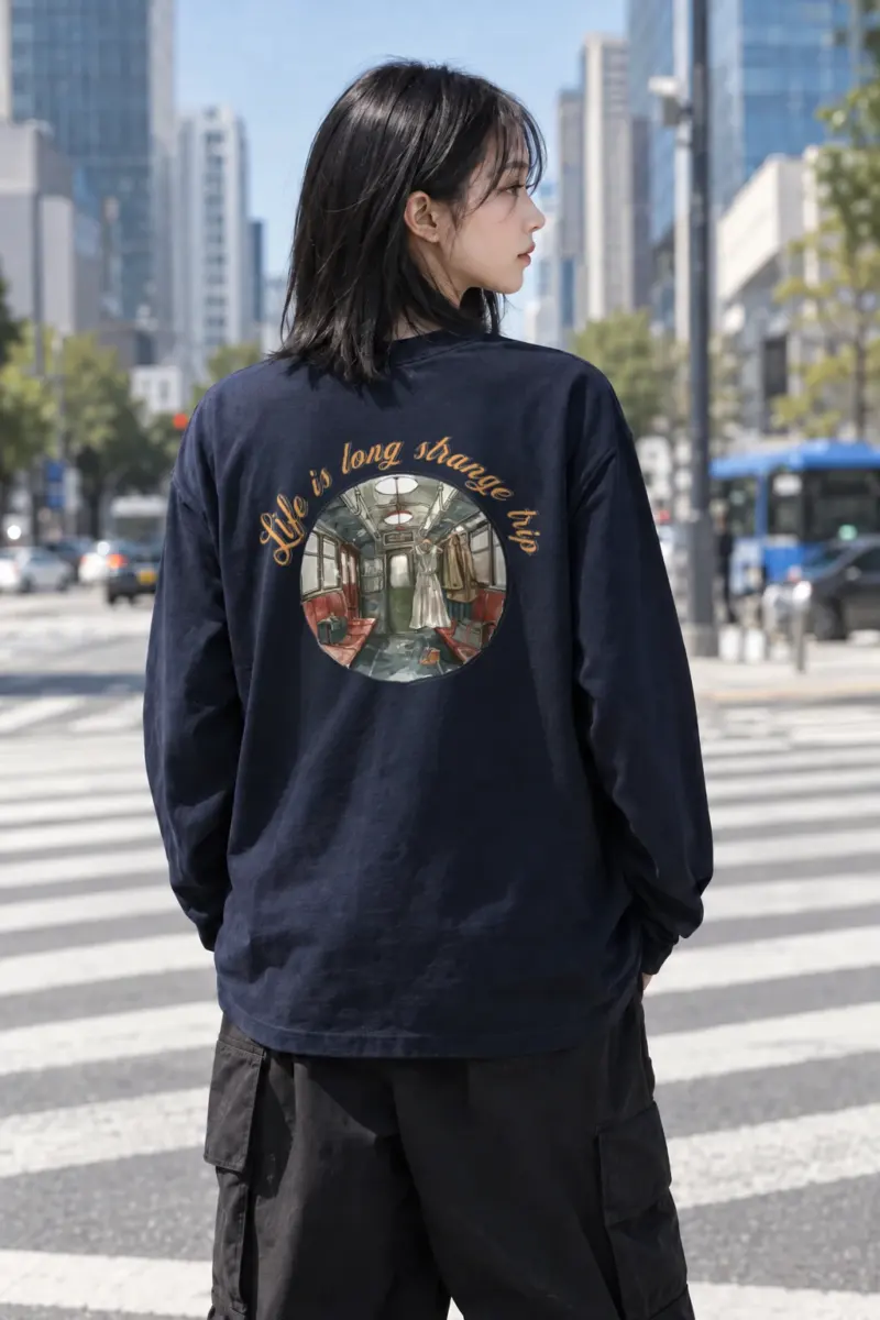 “Long Strange Trip” Unisex Longsleeve T-shirt | Gildan 2400