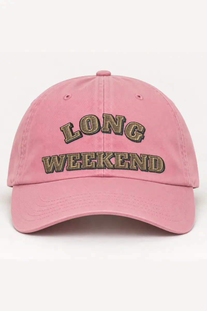 "Long Weekend" Classic Dad Hat · Embroidered