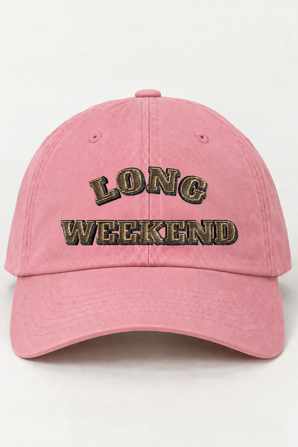 "Long Weekend" Classic Dad Hat · Embroidered | Yupoong 6245CM