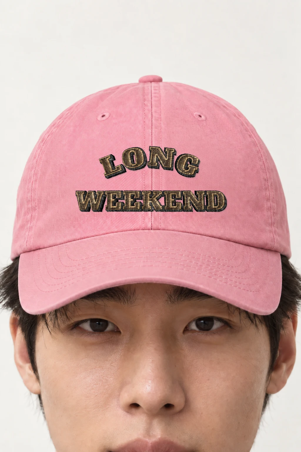 "Long Weekend" Classic Dad Hat · Embroidered | Yupoong 6245CM