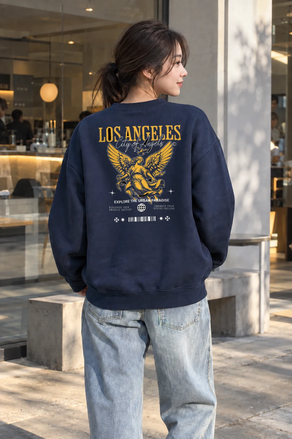 "Los Angeles Phoenix" Heavy Blend Unisex Crewneck Sweatshirt | Gildan 18000