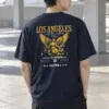 "Los Angeles Phoenix" Heavyweight Unisex Crewneck T-shirt | Gildan 5000
