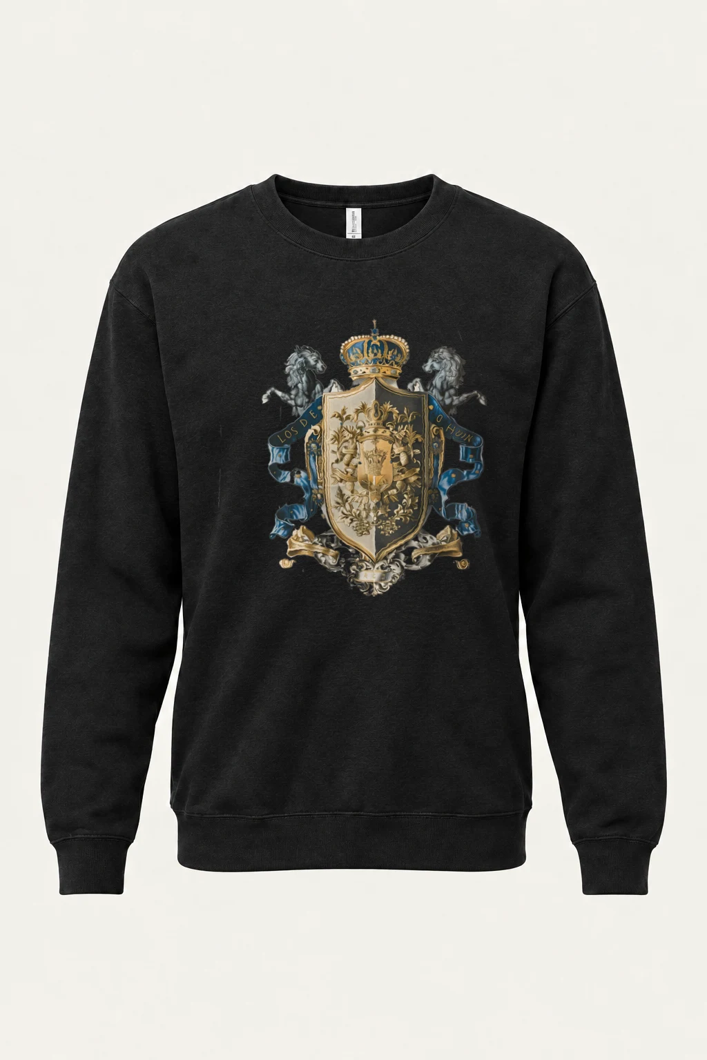 "Los De Chun Crest" Heavy Blend Unisex Crewneck Sweatshirt | Gildan 18000