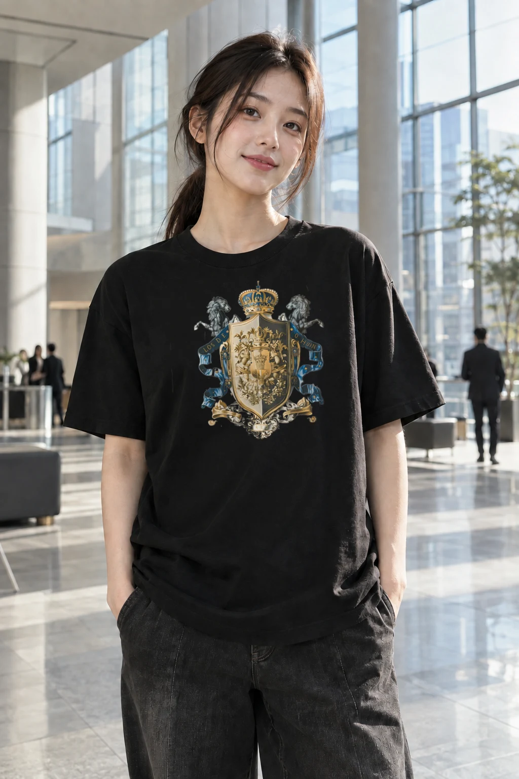 "Los De Chun" Heavyweight Unisex Crewneck T-shirt | Gildan 5000