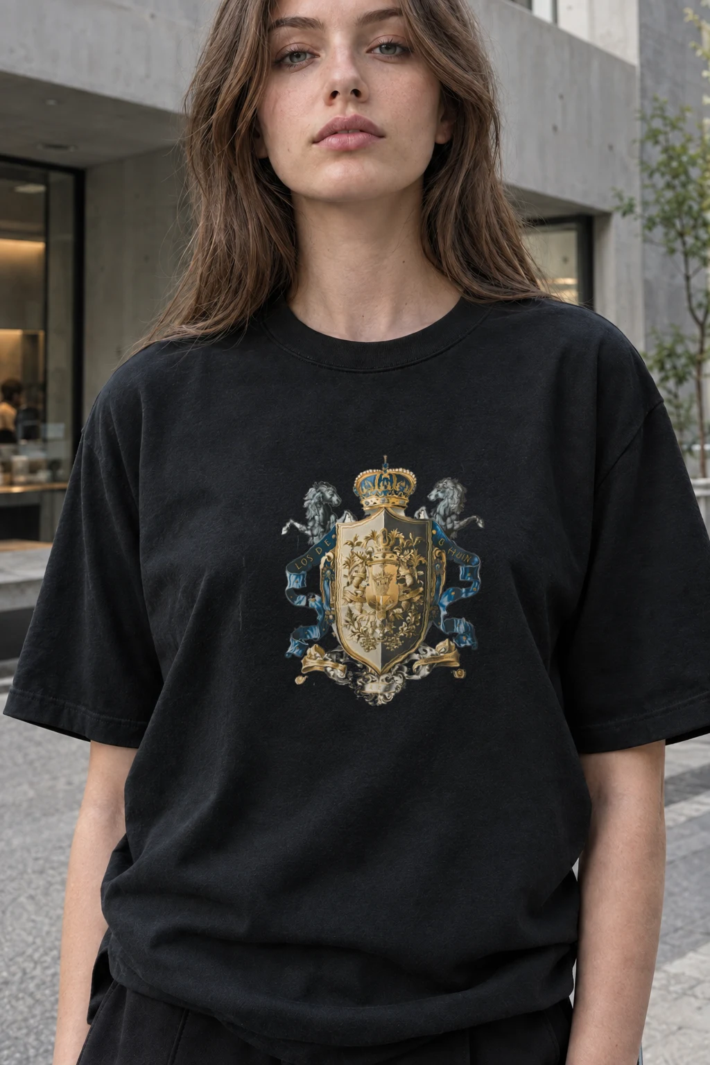 "Los De Chun" Heavyweight Unisex Crewneck T-shirt | Gildan 5000